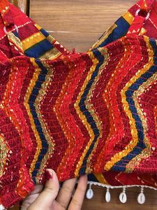 Stylish Ethnic Blouse with Shell Details
