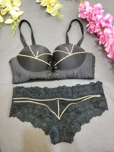 Black Lace Lingerie Set✨