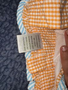 Adorable Baby Girl's Turtle Romper