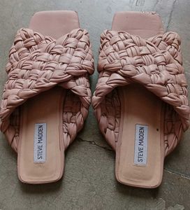 STEVE MADDEN Mules Open Square Toe Flat