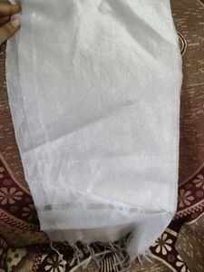 Silver Zari Dupatta