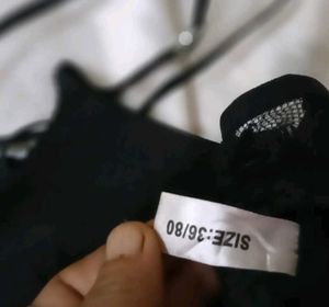 Stylish Black Lace Bra