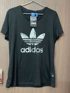Adidas Black Trefoil T-Shirt for L and Xl