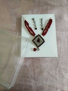 Jewelry Set with Necklace and Earrings