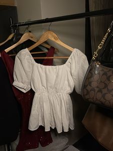 Chic White Puff Sleeve Top
