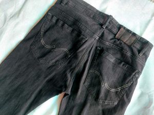 JACK &amp; JONES Men's Black Denim Jeans