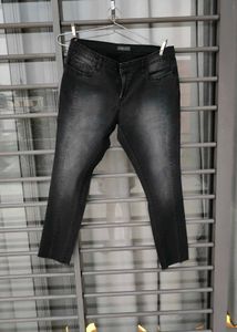 Women's Black Wash Jeans