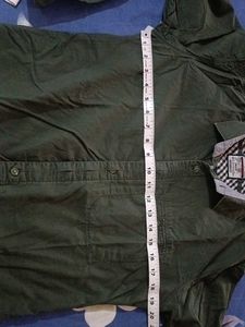 Green cotton shirt