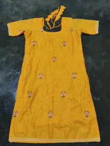 orange kurti