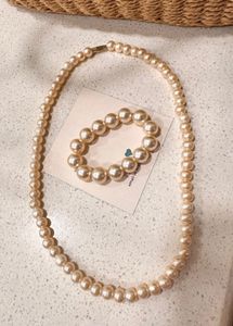Pearl Jewellery 3 Pc Set (Big Size )
