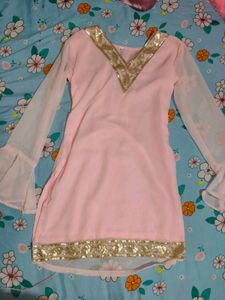 Elegant Pink Kurta Set with Dupatta