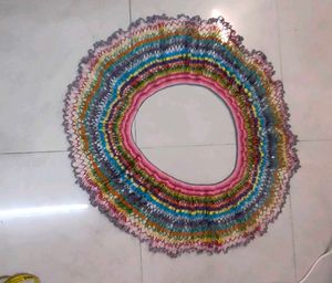 Colorful Crocheted Scarf