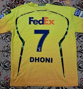 MS Dhoni Chennai Super Kings Jersey