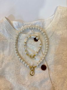 Og Elegant Pearl Necklace &amp; Bracelet Set