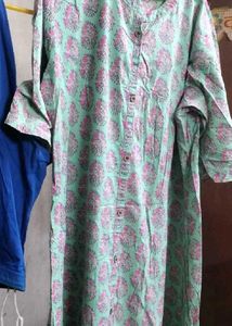 Cotton Kurta Set with Palazzos