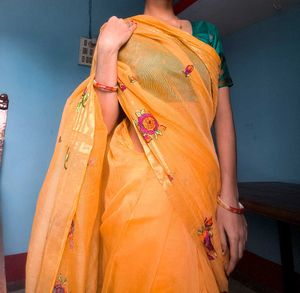Elegant Yellow Saree