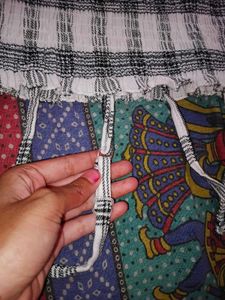 Chic Plaid Smocked Crop Top