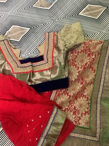 Beautiful Red Sarees Designer Collection