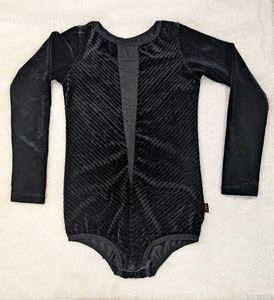 Black Velvet Gymnastics Leotard