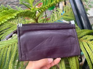 Dark Brown Leather Pouch