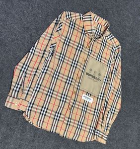 BRITISH LUXURY ICON:BURBERRY LONDON TAN SHIRT