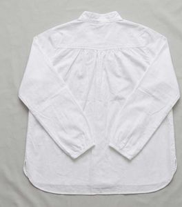 Classic White Button-Up Tunic