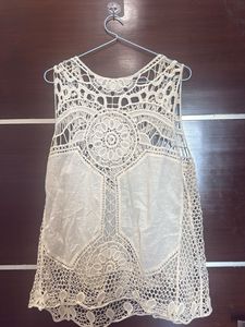 Boho Crochet Lace Sleeveless Top