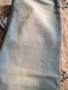 Light blue low rise Jean