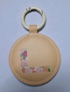 Korean LETTER ㄴ(N) Hanji keyring HOLDER