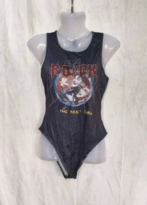 14216. Graphic Print Bodysuit