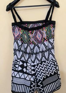 River lsland Aztec Print Playsuit Size S