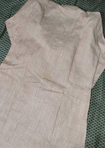 Embroidered Cotton Kurta