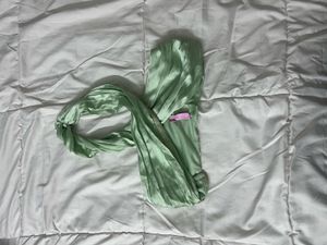 Satin halterneck top
