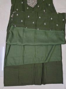 New Elegant Embroidered Kurta Set with Dupatta