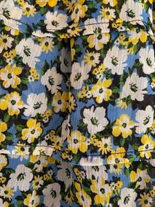 Bershka Floral Mini Skirt 💛