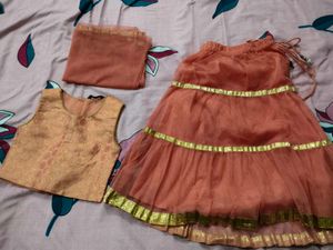 Girls' Ethnic Dress Set
