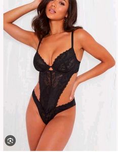 Black Lace sexy net body suit 🔥