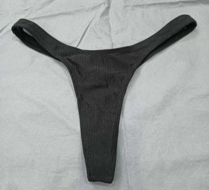 Black Ribbed😍 Bikini Bottom