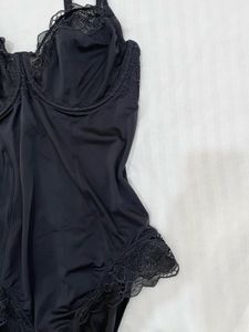Premium black Lace Underwire Bodysuit