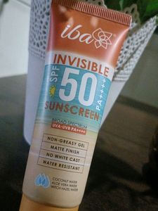 Iba Invisible SPF50 Sunscreen Broad Spectrum