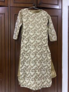 Gold Tone Kurti and skirt