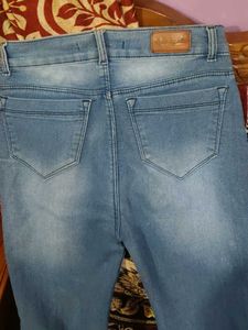 Bell Bottom Blue Denim Jeans