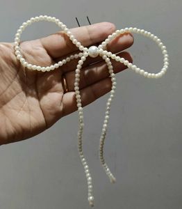 Pearl Bow Hair Accessories