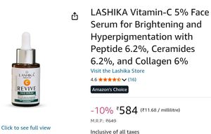 LASHIKA Vitamin-C Face Serum