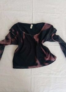 Tie-Dye Long Sleeve Top