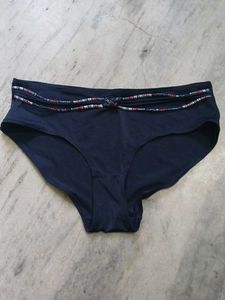 Navy Blue Nylon Briefs