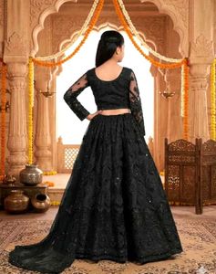 Stunning Black Lehenga Choli