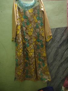 Elegant Golden Kurta