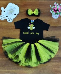 Black & Green Tutu Skirt With Headband for Baby