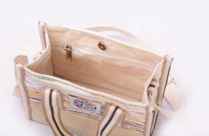 Wild Child Striped Tote Bag